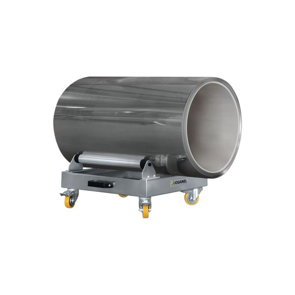 ENSEMBLE DE 4 ROUES FREINÉES Ø 80 MM POUR DÉVIDOIR DVM500 - JOUANEL INDUSTRIE - DVMR500