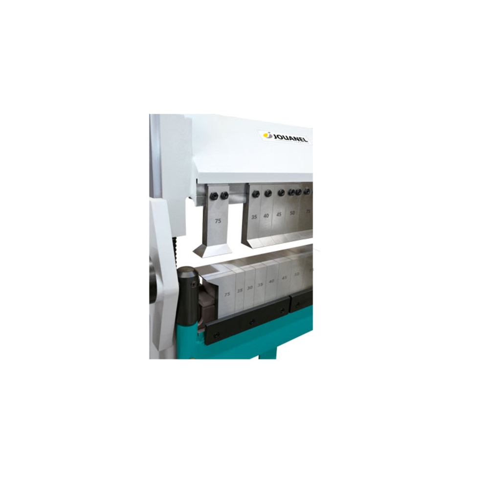 PLIEUSE À SEGMENTS PINCE/TABLE/TABLIER 1 M X 2 MM SERRAGE PAR PÉDALE - JOUANEL INDUSTRIE - HS23