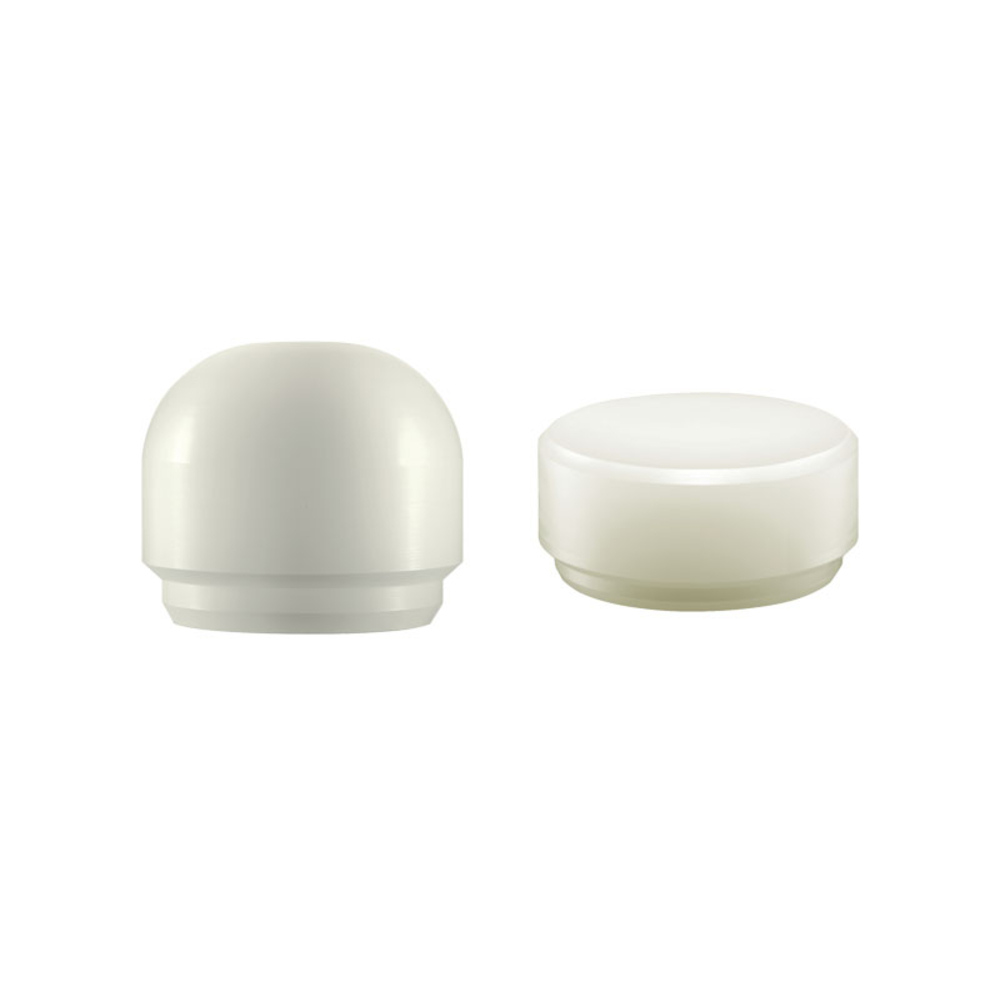 MAILLET SANS REBOND Ø30 MM 1 EMBOUT NYLON PLAT 1 ARRONDI MANCHE HICKORY - JOUANEL INDUSTRIE - MARAR30R