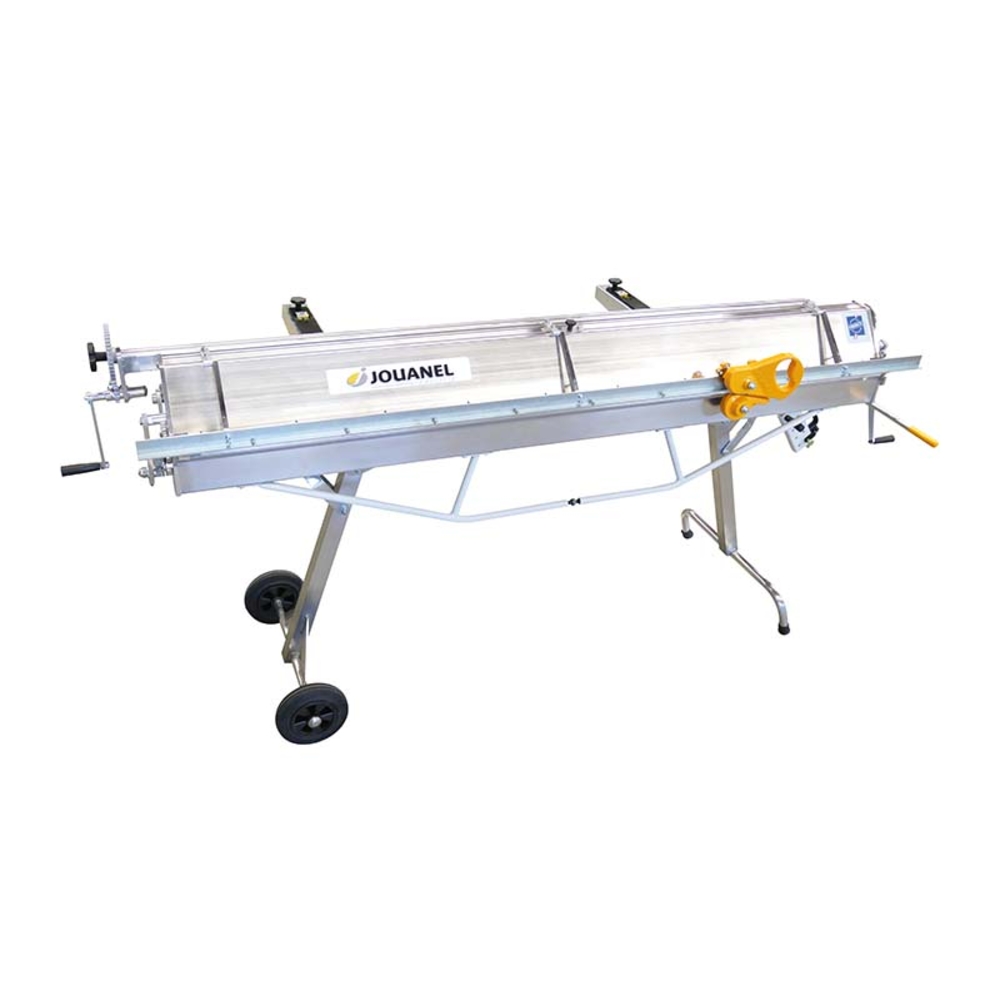 PLIEUSE MANUELLE ALUMINIUM 2 M ZINC 0,8 MM ACIER 0,63 MM SECTEUR ANGULAIRE - JOUANEL INDUSTRIE - PCA2040