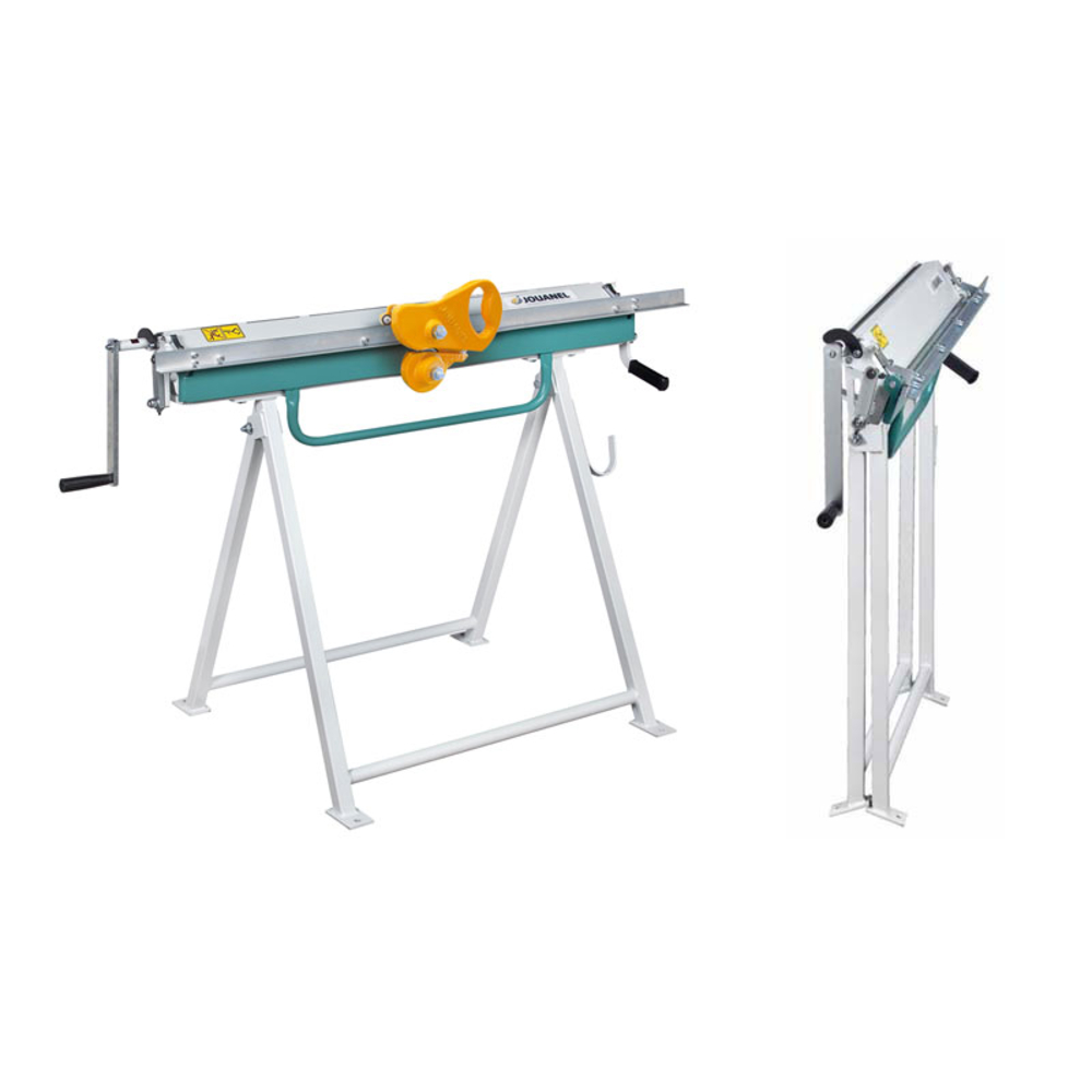 PLIEUSE DE CHANTIER LÉGÈRE 1 M - ZINC 0,8 MM PIEDS REPLIABLES - JOUANEL INDUSTRIE - PCL1020A