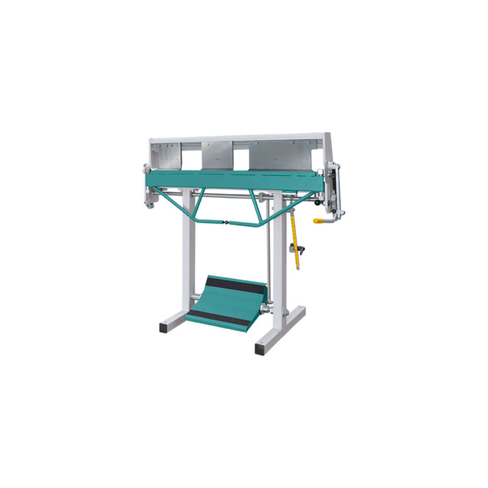 PLIEUSE MANUELLE 1 M À SEGMENTS ZINC 1,5 MM ACIER 1,2 MM BUTÉE ANGULAIRE - JOUANEL INDUSTRIE - PCX1020T