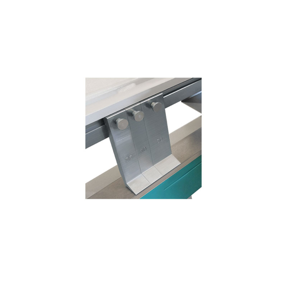 PLIEUSE MANUELLE 1 M À SEGMENTS ZINC 1,5 MM ACIER 1,2 MM BUTÉE ANGULAIRE - JOUANEL INDUSTRIE - PCX1020T