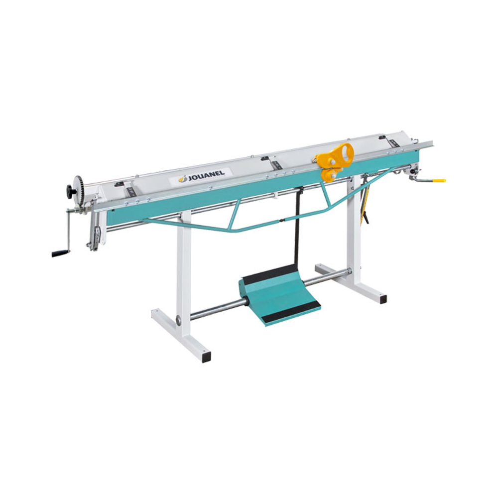 PLIEUSE MANUELLE 2 M ZINC CUIVRE ALU 1 MM ACIER 0,7 MM BUTÉE ANGULAIRE - JOUANEL INDUSTRIE - PCX2040A