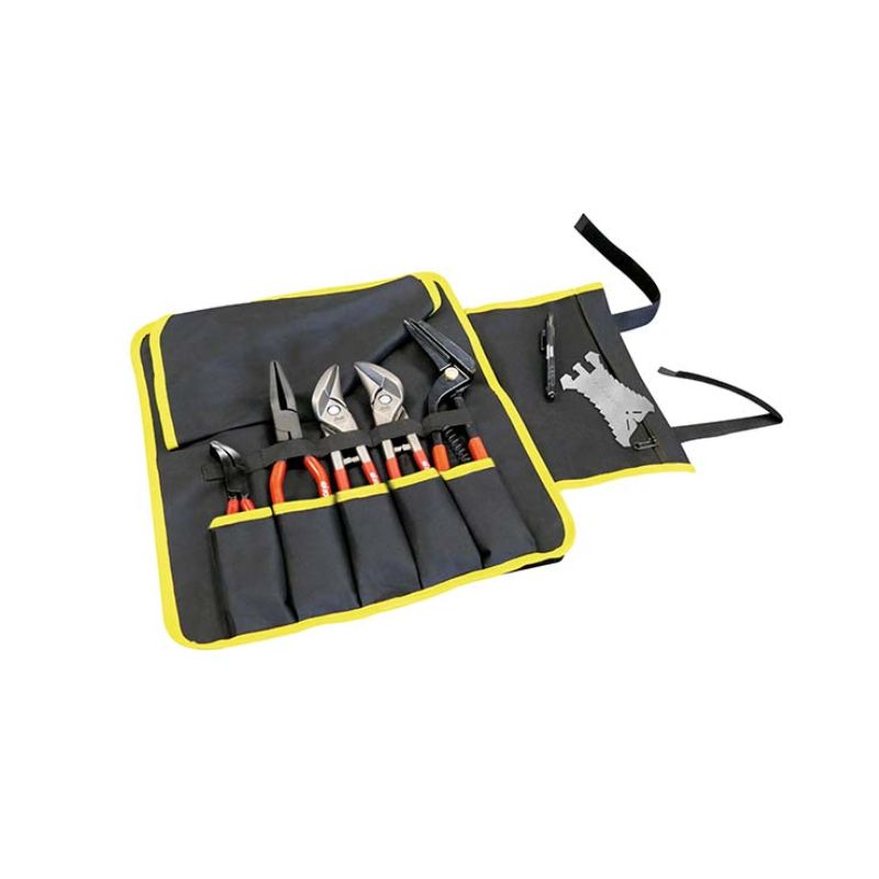 TROUSSE À OUTILS À ROULER 5 POCHES + POCHE LATÉRALE ZIPPÉE - JOUANEL INDUSTRIE - ROLL-BAG