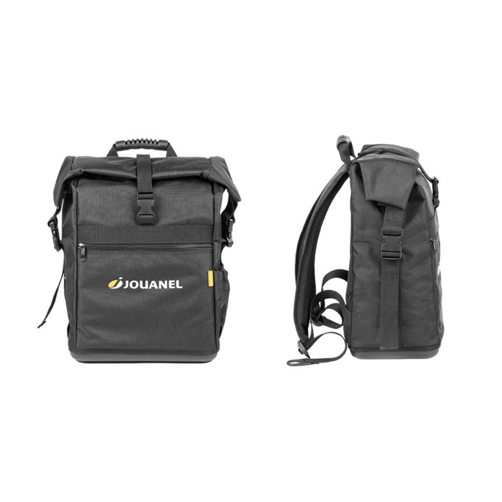 SAC À DOS DE CHANTIER WATERPROOF FERMETURE ROLL-TOP FOND RIGIDE RENFORCÉ 17 L - JOUANEL INDUSTRIE - SACD-RT