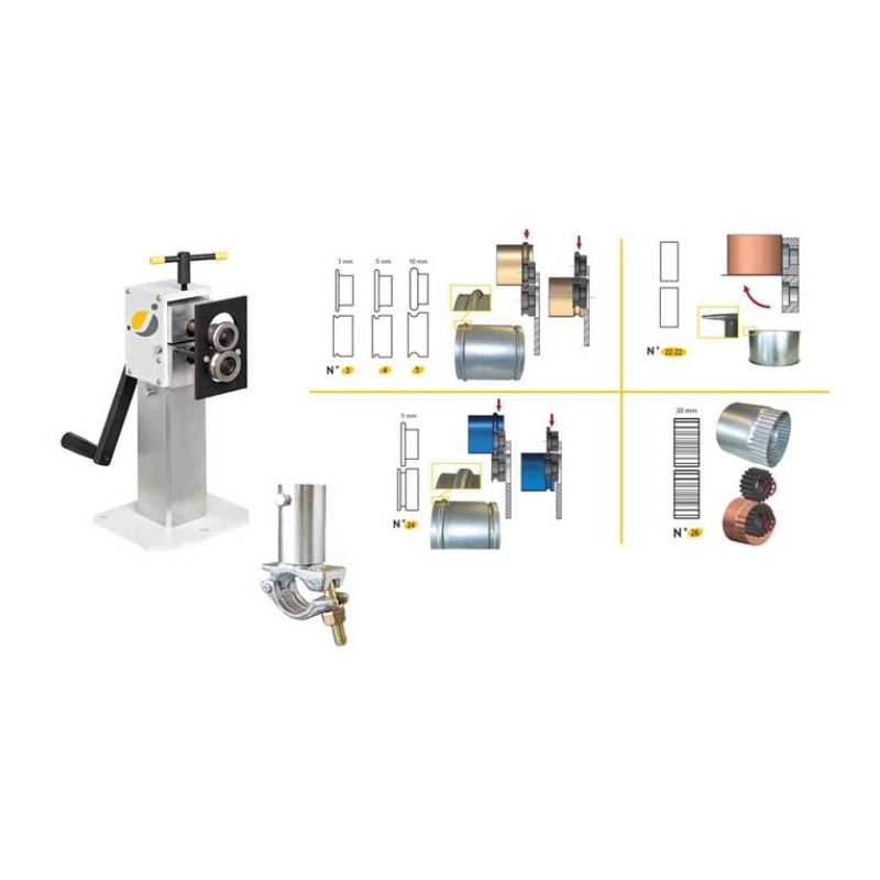 BORDEUSE SB3M AVEC 6 JEUX DE MOLETTES - JOUANEL INDUSTRIE - SB3M - PLUS