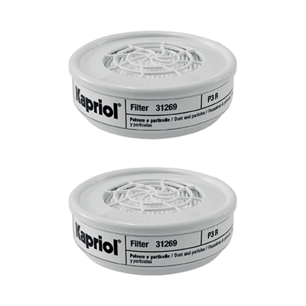 DEMI MASQUE TWIN FLY AVEC FILTRES A1P2 R - KAPRIOL - 31277