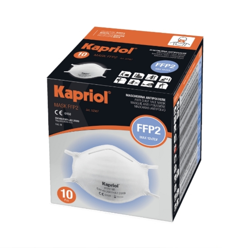 LOT DE 5 MASQUES FFP2 - KAPRIOL - 32581
