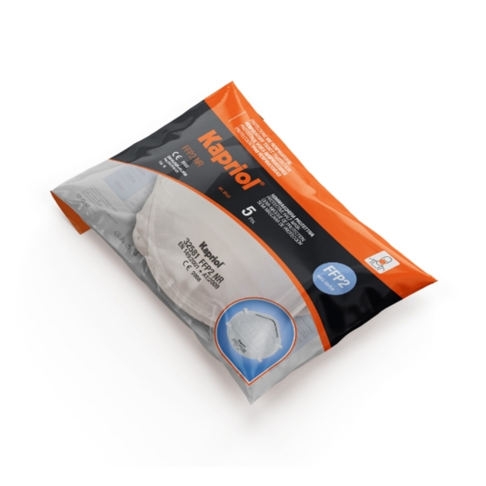 LOT DE 5 MASQUES FFP2 - KAPRIOL - 32581