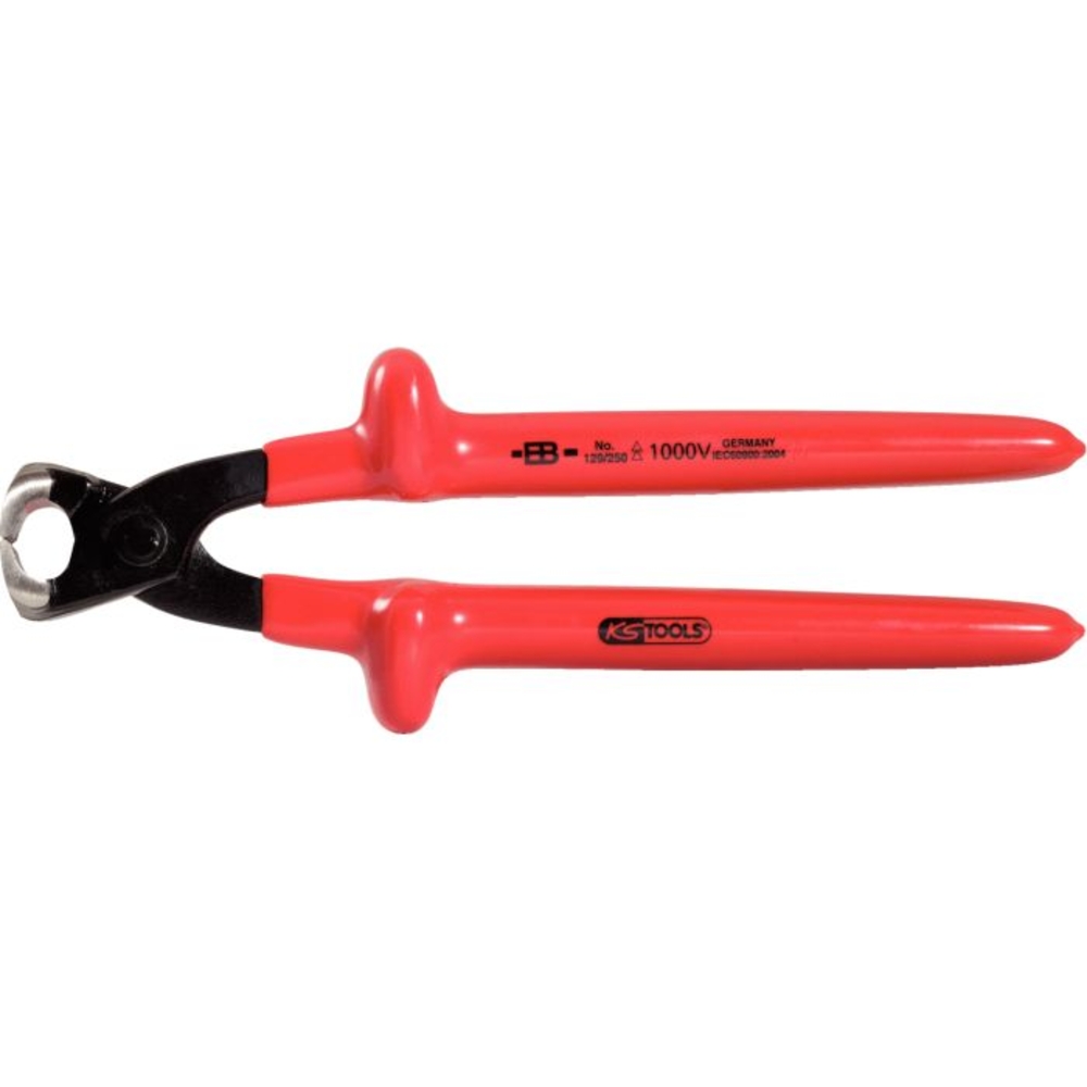 Tenaille isolée antistatique à taillant en bout L220 mm KS TOOLS - 112.1204