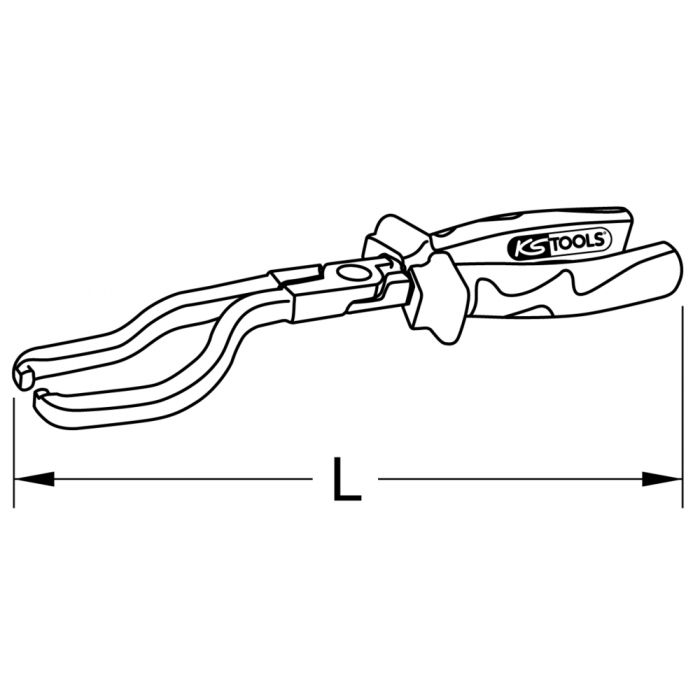 Pince pour durite de carburant KS TOOLS - 115.0900