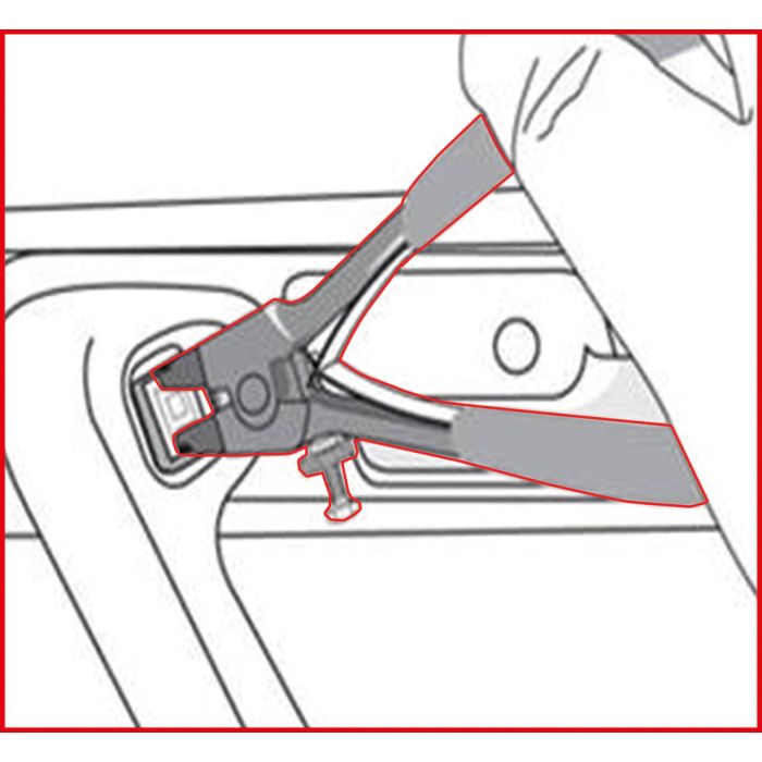 Pince pour rétroviseur extérieur KS TOOLS - 115.1305