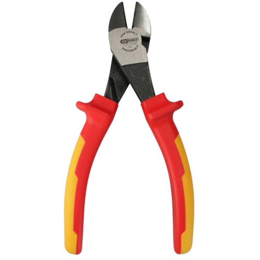 Pince coupante diagonale isolée à poignée bi-composant L190 mm KS TOOLS - 117.1115F