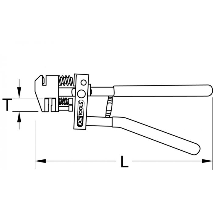 Pince à soyer et à sertir KS TOOLS - 118.0055