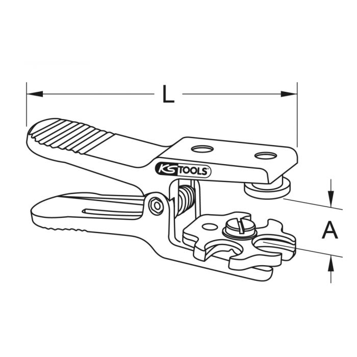 Pince pour conduites ALLinONE Ø 4,75-14 mm KS TOOLS - 122.1296