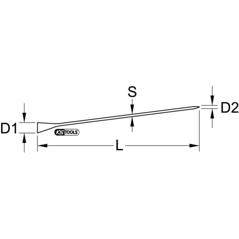 Levier de montage et de redressage KS TOOLS - 129.2222