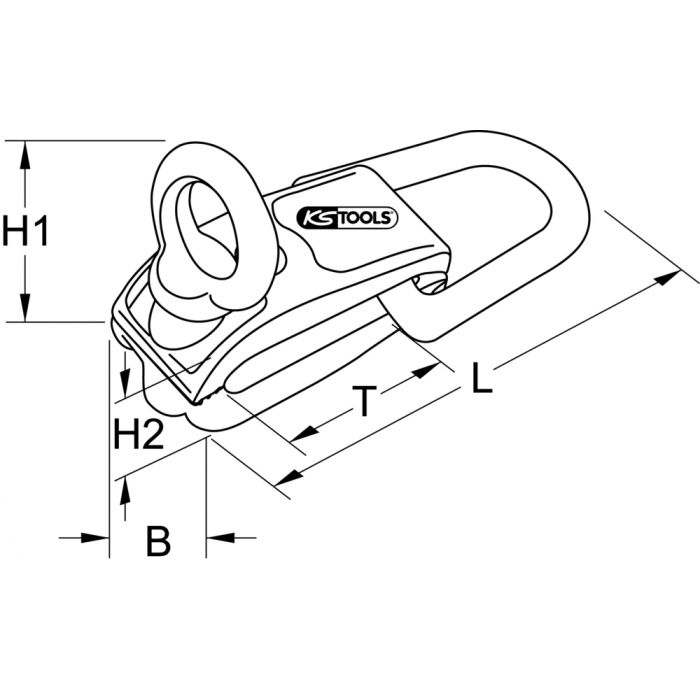 Mini pince de traction KS TOOLS - 140.2400