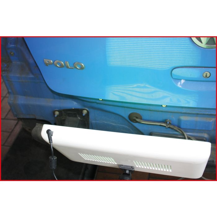 Miroir à bosses éclairé sur ventouse KS TOOLS - 140.2598