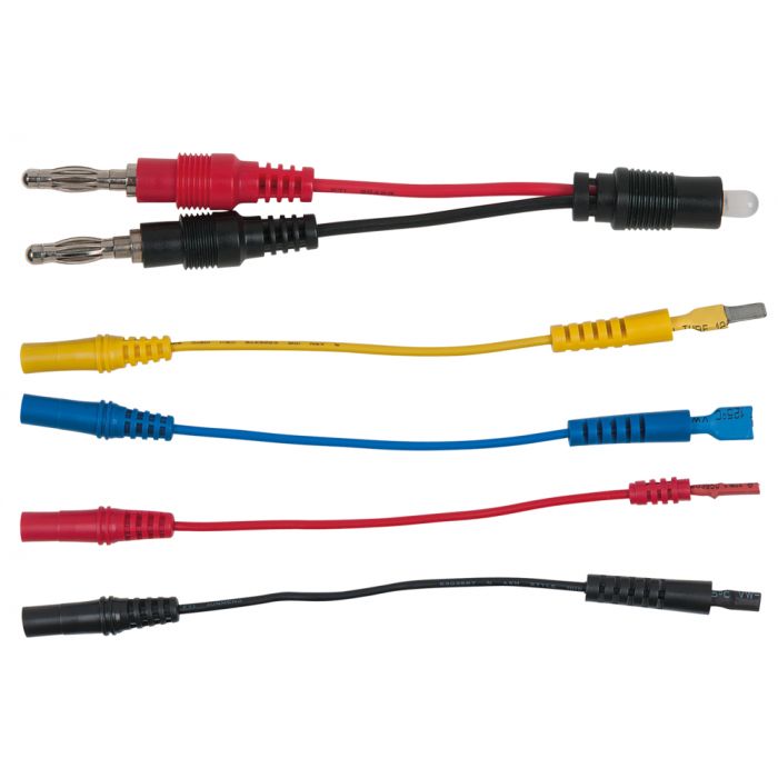 Coffret de câbles de mesure et de test pour diagnostic 12/24 V 92 pcs KS TOOLS - 150.0950