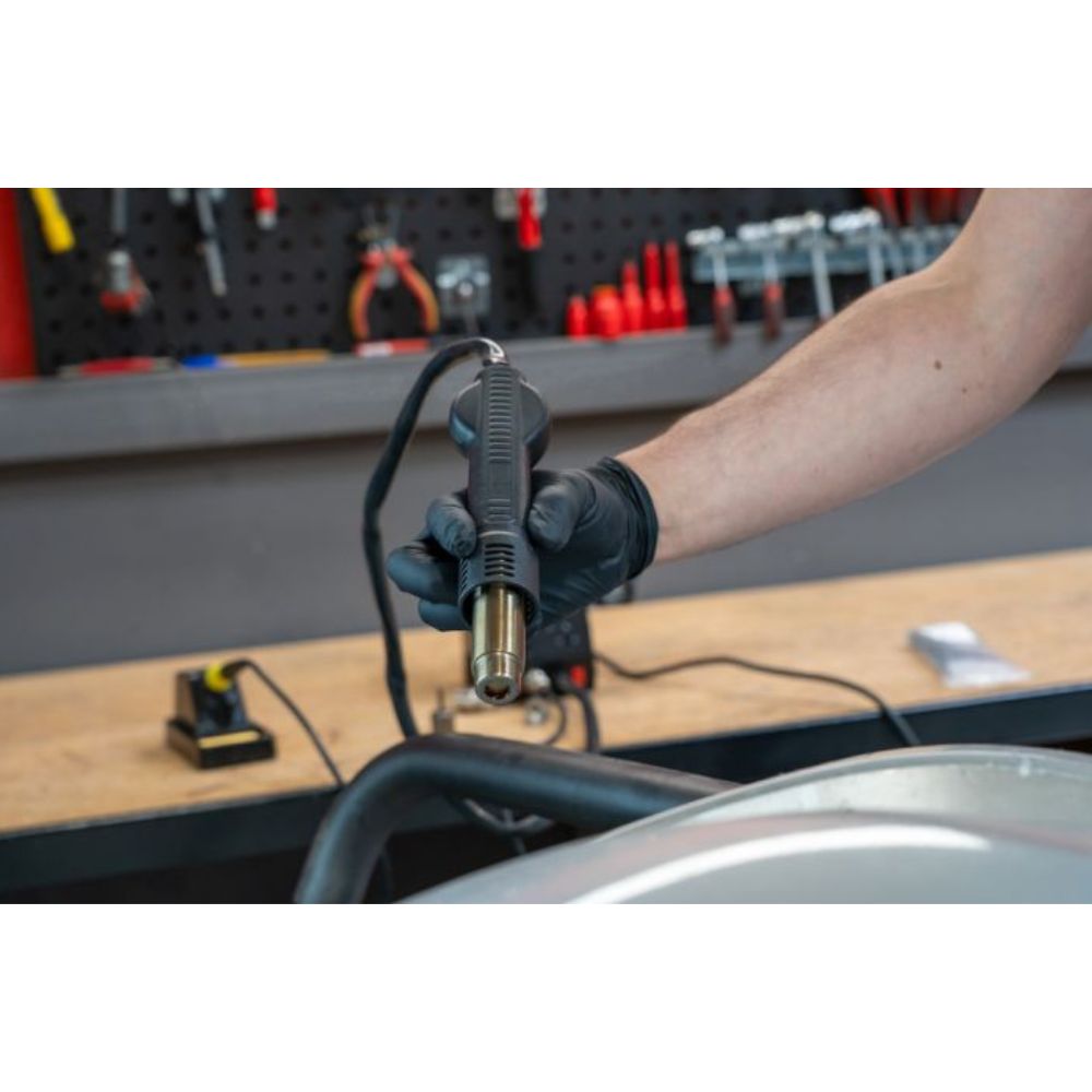 Station de soudage plastique à air chaud 2 en 1 avec fer à souder - KS TOOLS - 150.1015F