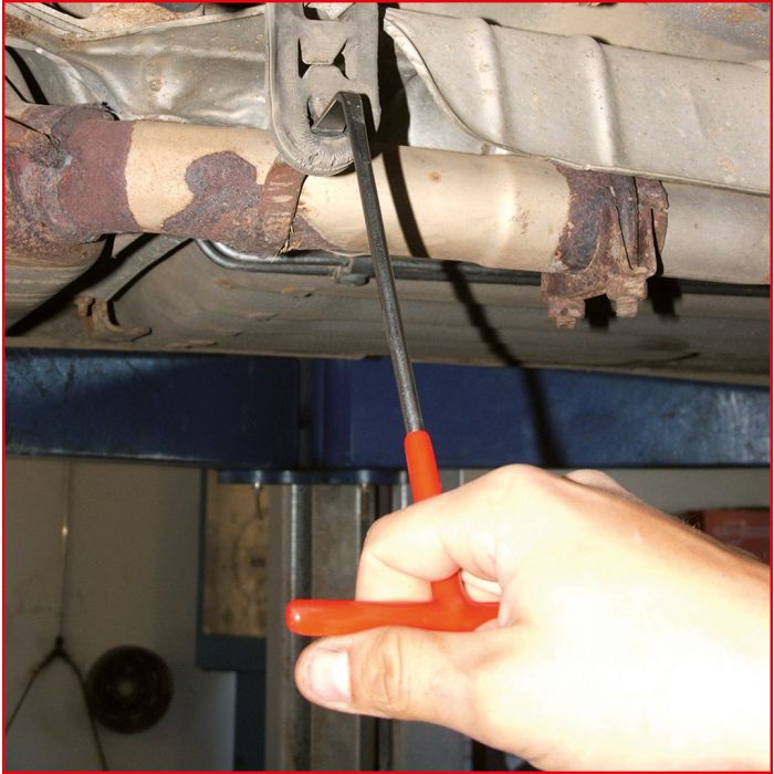 Crochet pour le démontage des supports caoutchoucs du pot d'échappement type2 KS TOOLS - 150.1242