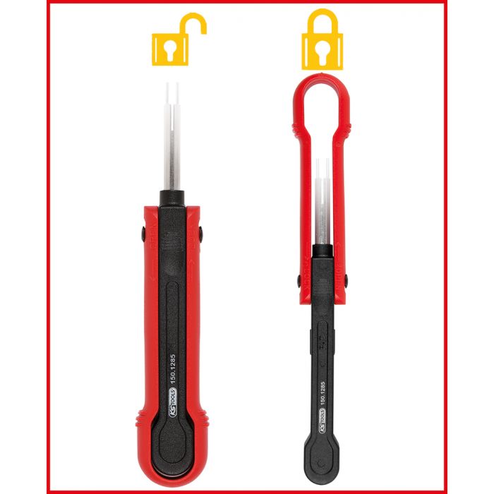 Extracteur de cosses pour connecteurs Faston - 1,65 mm KS TOOLS - 150.1289