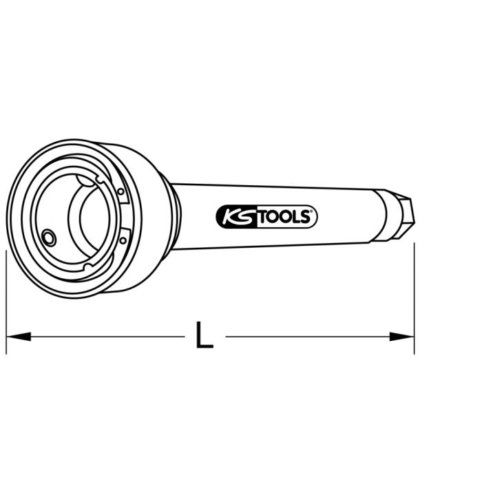 Clé pour rotules axiales KS TOOLS - 150.1600