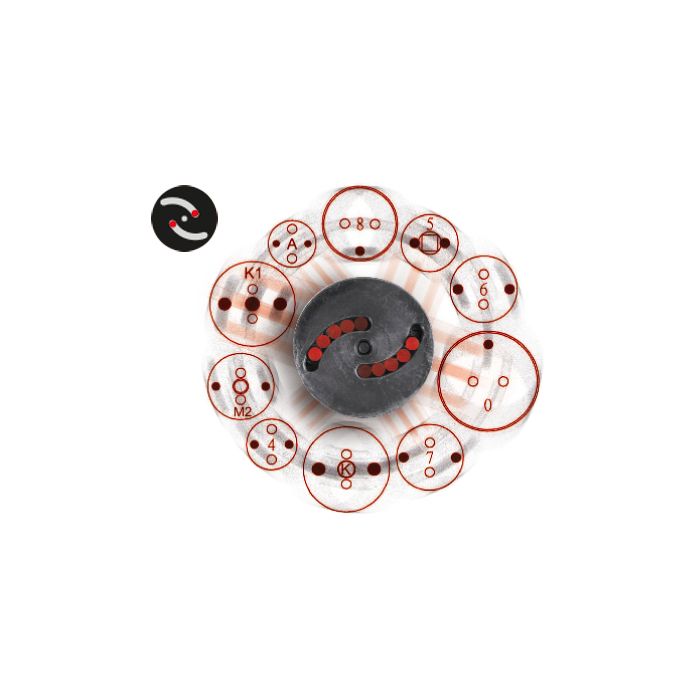 Set de repousse piston universel gauche / droite 4 pièces KS TOOLS - 150.1965