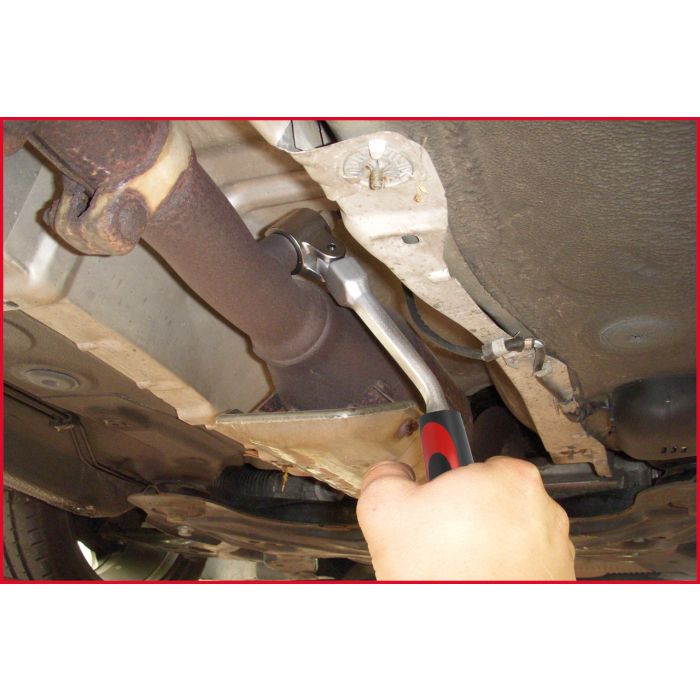 Clé double 6 pans /12 pans 22 mm pour sonde lambda KS TOOLS - 150.2121