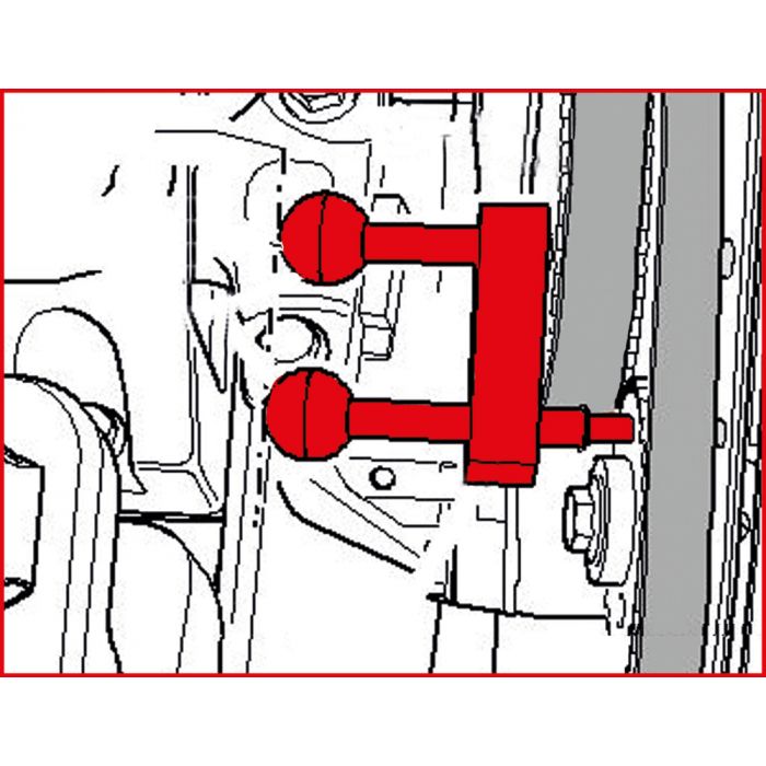 Outil de blocage d'arbre à cames - VAG KS TOOLS - 150.3034