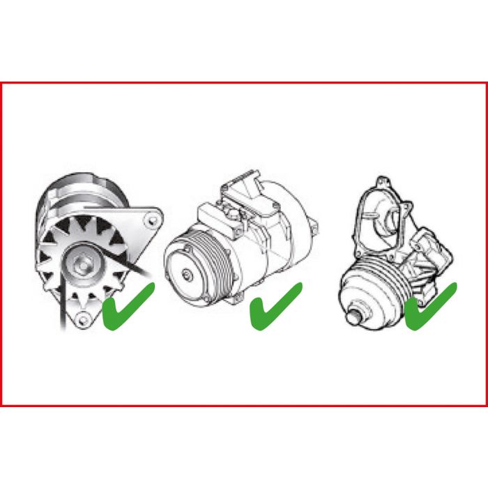 Extracteur pour poulies crantées de courroie KS TOOLS - 150.3170