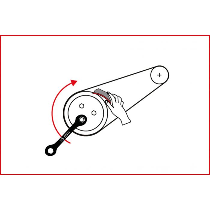 Coffret d'outils pour courroies élastiques 11 pièces KS TOOLS - 150.3180