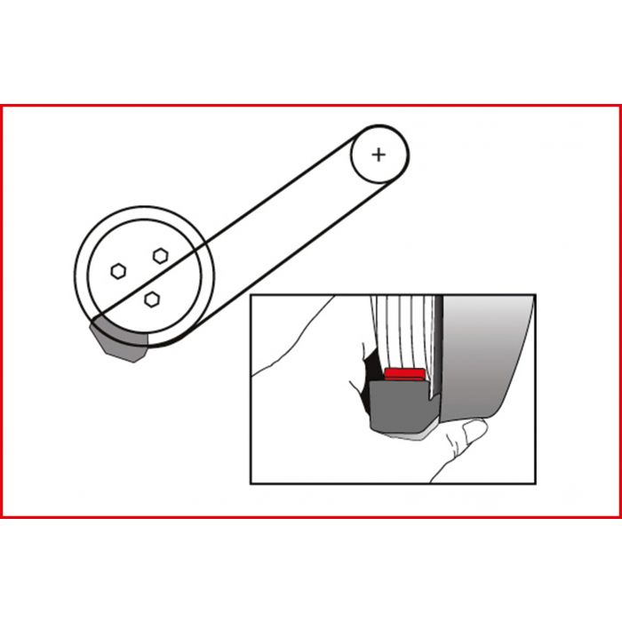 Coffret d'outils pour courroies élastiques 11 pièces KS TOOLS - 150.3180