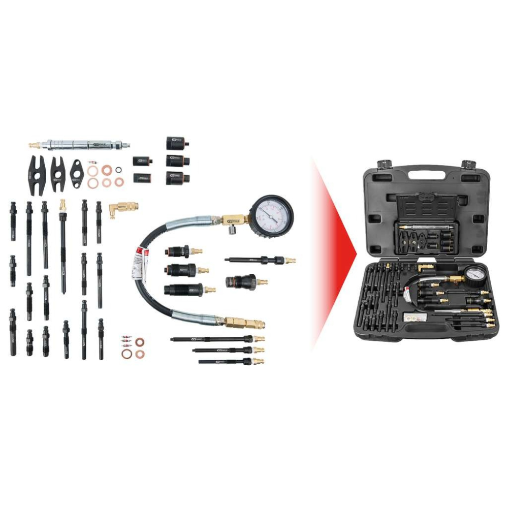 Coffret de contrôle de compression pour moteurs diesel 36 pièces KS TOOLS - 150.3660