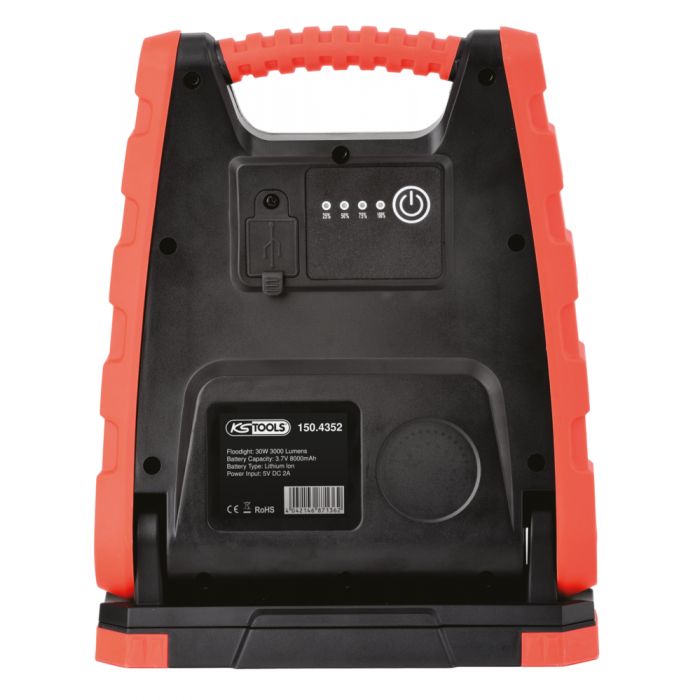 Projecteur mobile à LED 10W 1000 Lumens rechargeable KS TOOLS - 150.4351