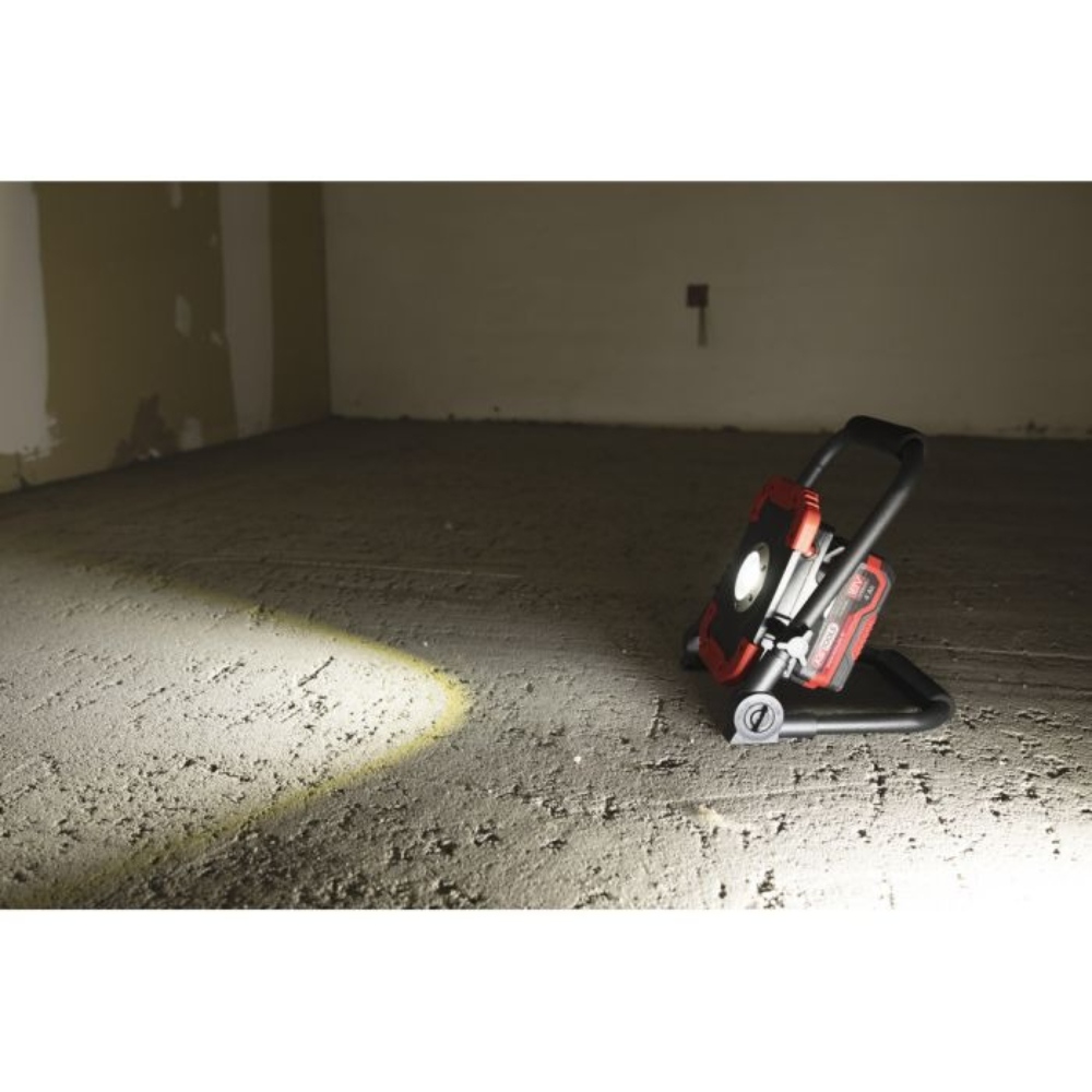 Projecteur led de chantier avec batterie 18v 4ah et chargeur rapide KS TOOLS - 150.4358F-A1
