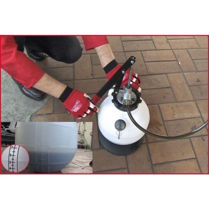 Appareil de remplissage de boite de vitesse avec adaptateurs 15 pcs KS TOOLS - 150.9275