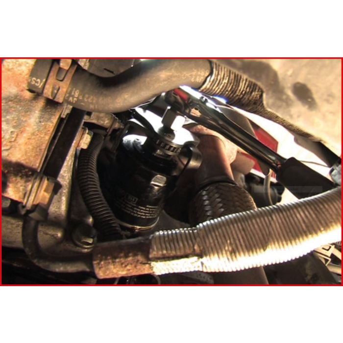 Clé araignée pour filtre à huile 3/8