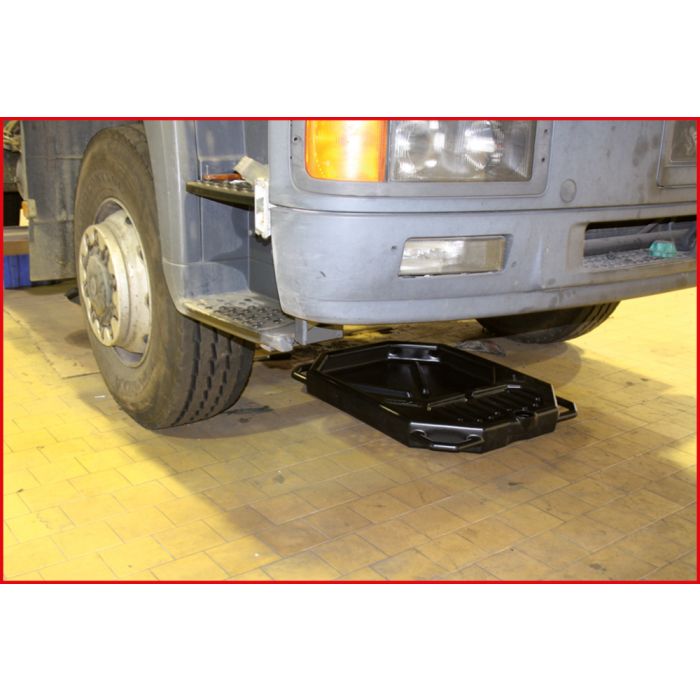 Bac de vidange 55 L extra plat 110 mm 4 poignées KS TOOLS - 150.9358