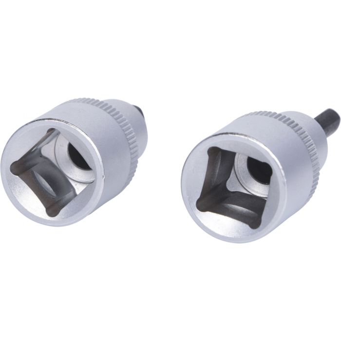 Jeu de 2 douilles tournevis 6 pans pour jambes de force, 1/2