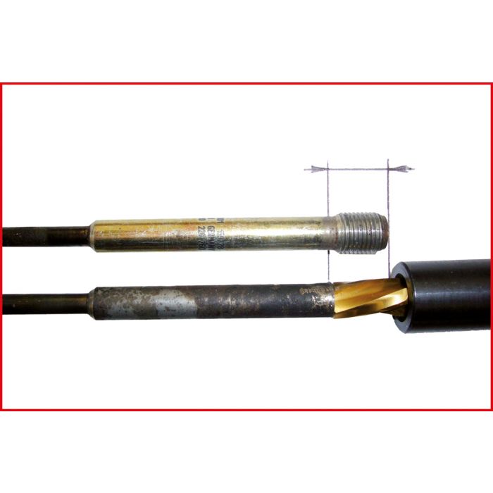 Jeu d'extraction de bougies de préchauffage (M8) 8pcs KS TOOLS - 152.1020