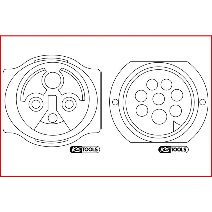 Extracteur universel de cosses pour connecteurs plats et ronds - 1,5 / 3,5 mm KS TOOLS - 154.0013