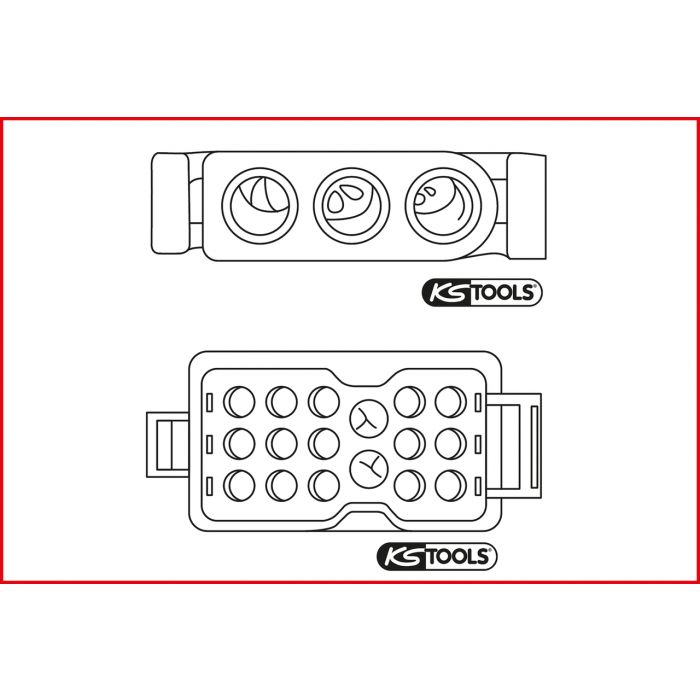 Extracteur universel de cosses pour connecteurs plats et ronds - 1,5 / 3,5 mm KSTOOLS - 1540013
