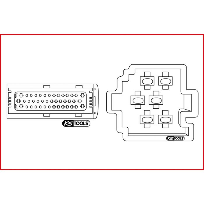 Jeu d'extracteurs de cosses universel 3 pcs KS TOOLS - 154.0015