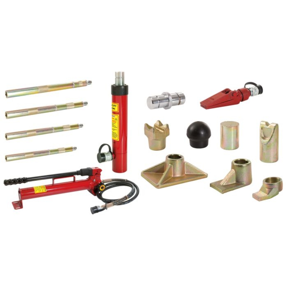 Coffret de redressage pour carrossier Pl 17 pcs KS TOOLS - 160.0175