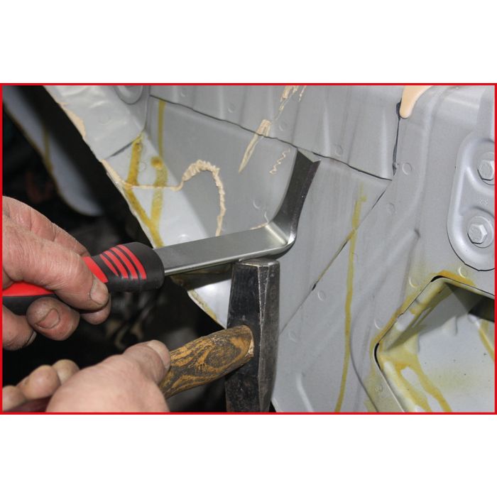Jeu de 3 burins de carrossier extra-plats KS TOOLS - 162.0215