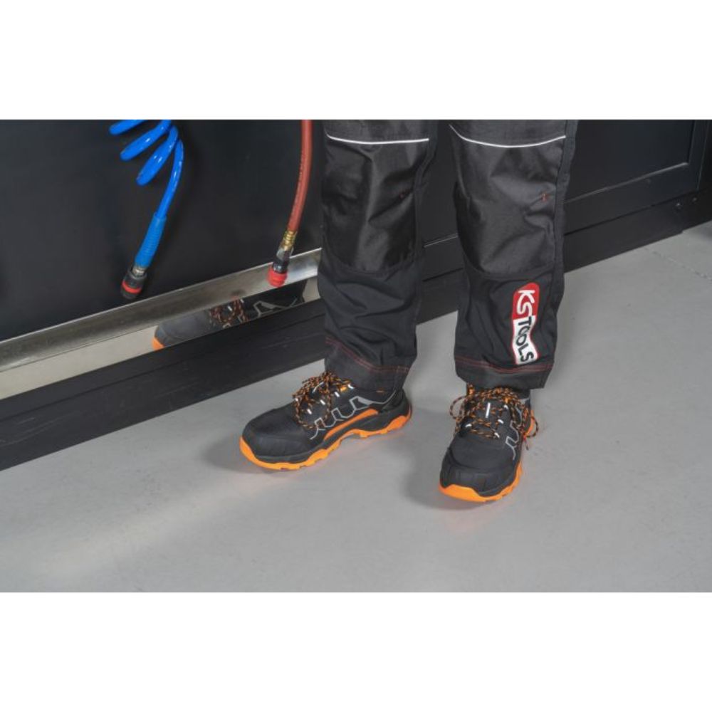 Chaussures de sécurité isolantes noires et oranges Modèle 10.12 - S3 SRC - KS TOOLS