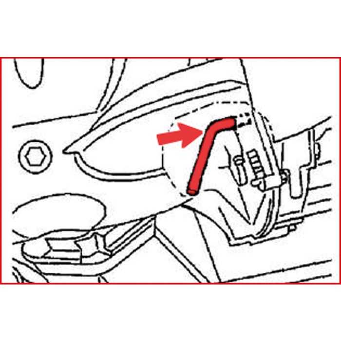 Jeu d'outils de blocage pour moteur à essence - Citroën Peugeot KS TOOLS - 400.0200