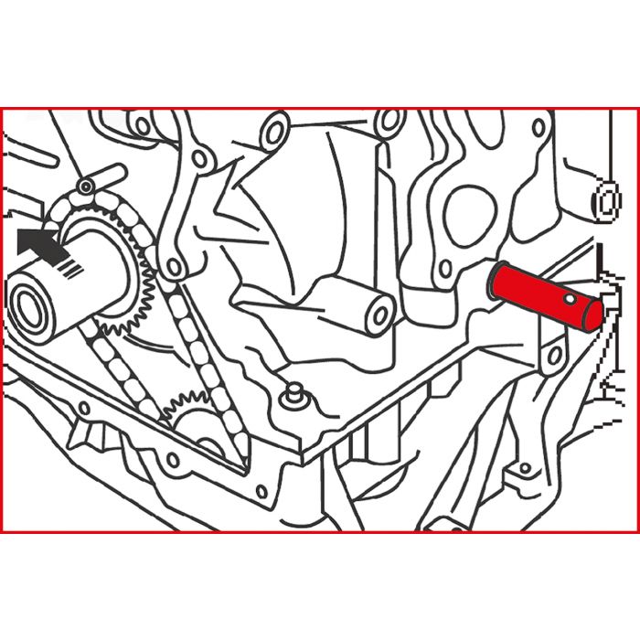 Jeu d’outils de calage - Nissan Renault KS TOOLS - 400.0950